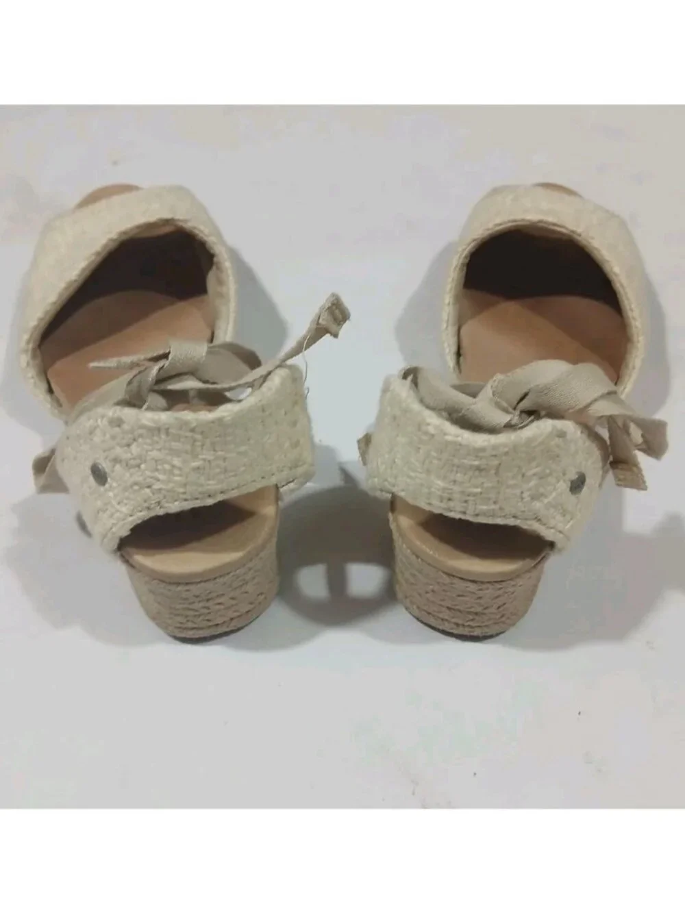 UGG Delmar Espadrille Wedge Sandals Lace Up